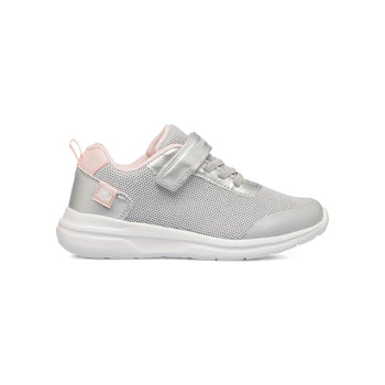 Sneakers da bambina argento con dettagli rosa Lumberjack Odie, Scarpe Bambini, SKU k232000337, Immagine 0